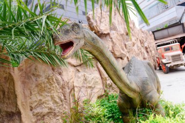 Bangkok, Tayland - 21 Temmuz 2016: Dinozor gezegen, bir dinozor tema park şehir Bangkok, Tayland, Thailand, dinozor.