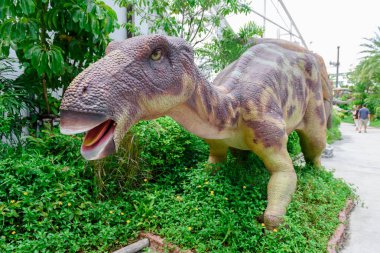Bangkok, Tayland - 21 Temmuz 2016: Dinozor gezegen, bir dinozor tema park şehir Bangkok, Tayland, Thailand, dinozor.