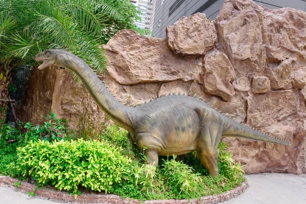 Bangkok Tailandia Julio 2016 Dinosaurio Dinosaur Planet Parque Temático Dinosaurios — Foto de Stock