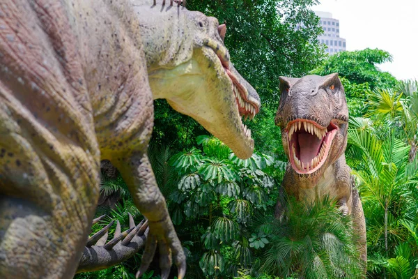 Bangkok Tailandia Julio 2016 Dinosaurio Dinosaur Planet Parque Temático Dinosaurios — Foto de Stock