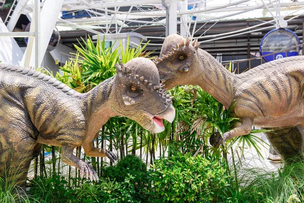 Bangkok Tailandia Julio 2016 Dinosaurio Dinosaur Planet Parque Temático Dinosaurios — Foto de Stock
