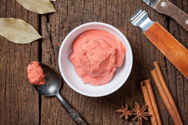 Kırmızı kireç yapıştırın veya kırmızı kireçtaşı Yapıştır. Gıda-grade kireç toz zerdeçal ve Tay gıda kullanılan ofen karışık kırmızı kireç hamur nelerdir.