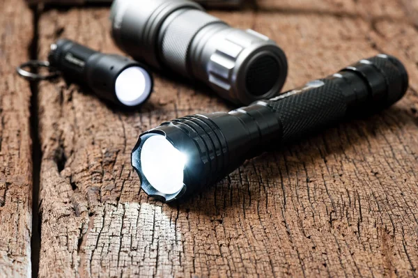 Pocket Flashlight Everyday Carry Edc — Stock Photo, Image