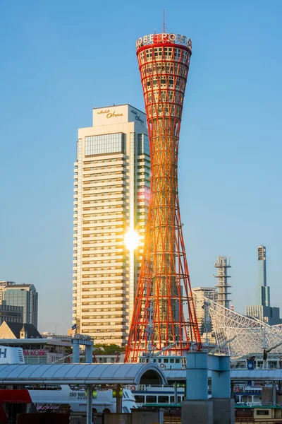 Port av Kobe i Japan — Stockfoto