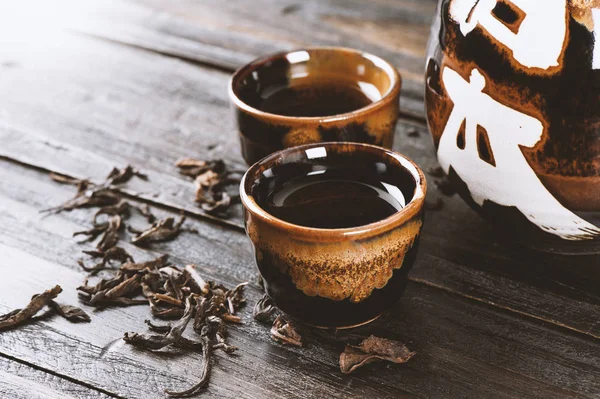 Japanese tea set — Stock Photo, Image