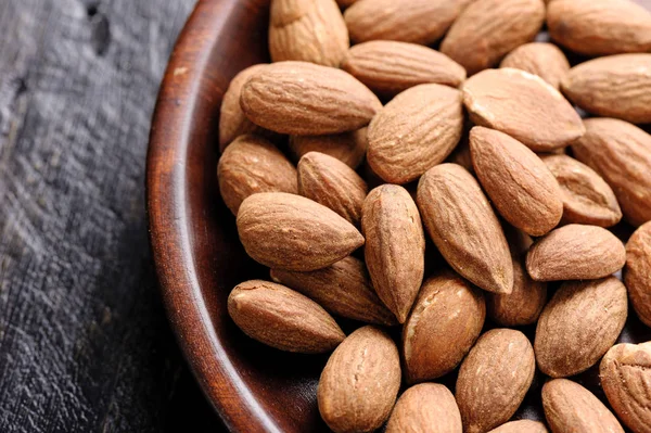 Heap of almonds — Stock Photo, Image