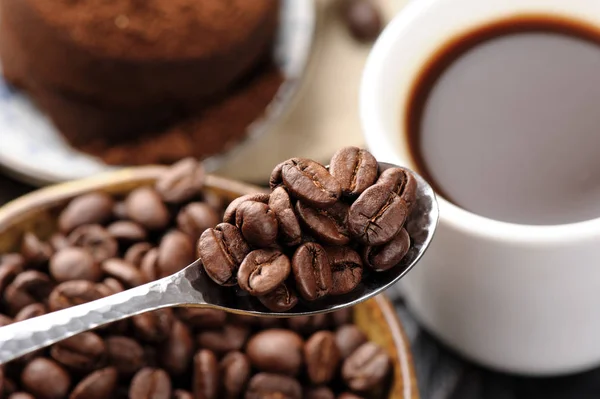 Gros grains de café — Photo
