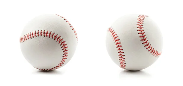 Baseball über Weiß — Stockfoto