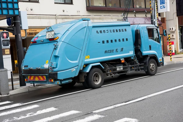 Garbage collection truck — Stock Photo, Image