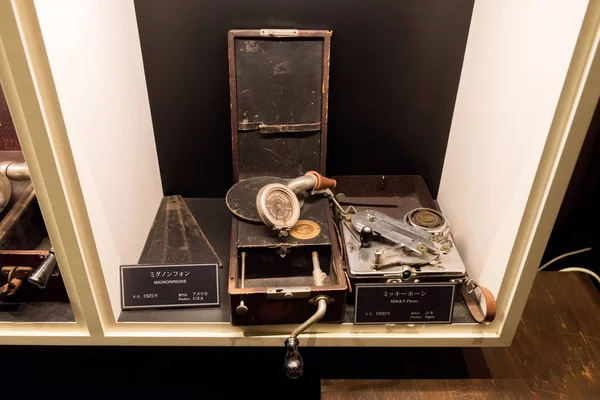 Müzede gramofon — Stok fotoğraf