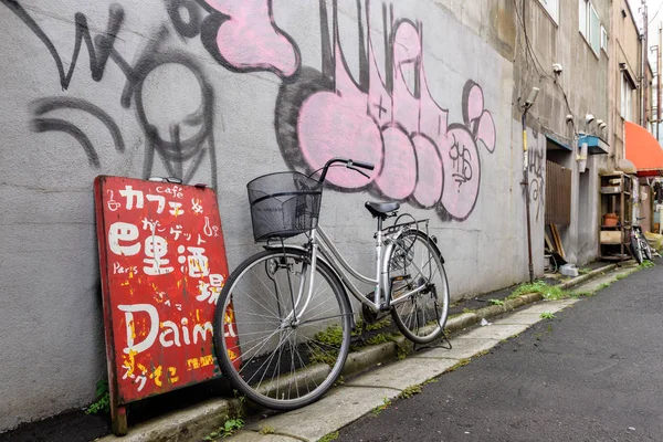 自行车在札幌 — 图库照片