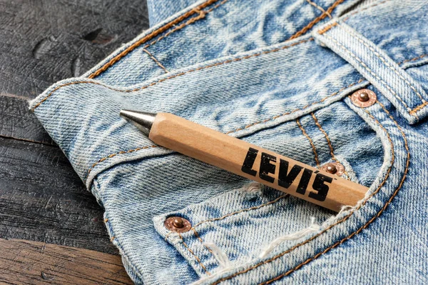 Souvenirstift von levi 's — Stockfoto