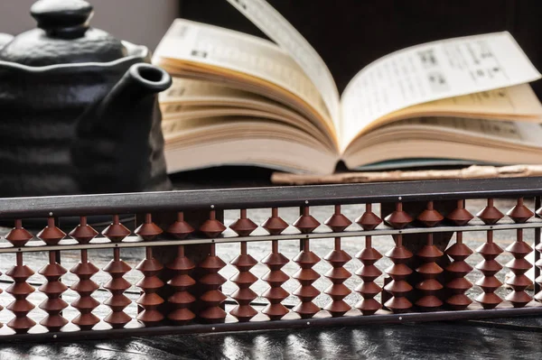 Japanese style abacus — Stock Photo, Image