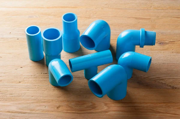 Collegamenti del tubo del PVC — Foto Stock