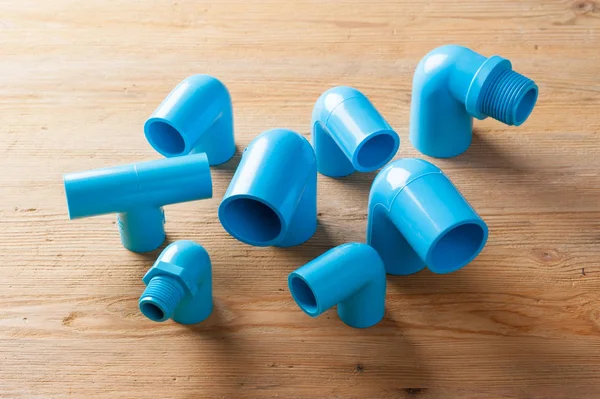 Připojení Pvc Pipe — Stock fotografie