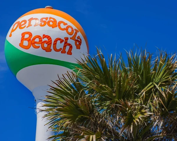 Pensacola Beach Ball Vattentorn — Stockfoto