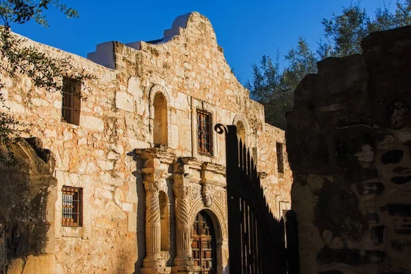 Der Alamo Bei Sonnenuntergang — Stockfoto