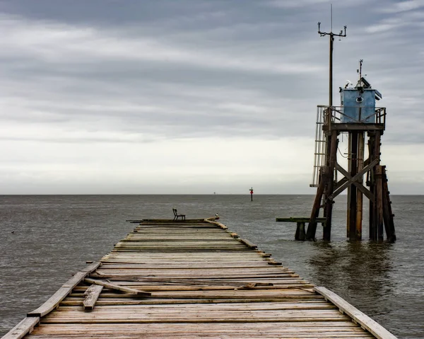 Molo Dauphin Island Zdjęcie Stockowe