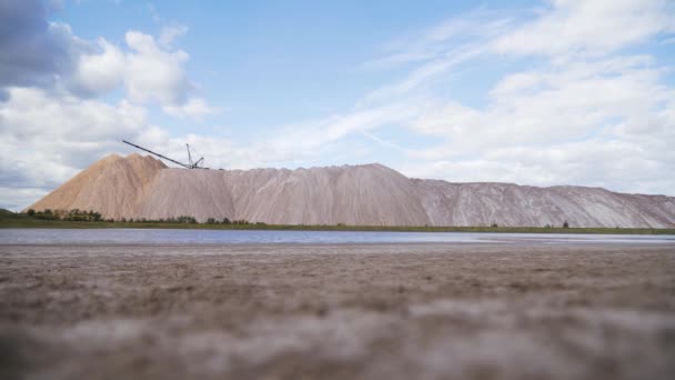 Kazıkgüzel Görünümü Dünyanın Büyük Potasyum Tuzu Yatağı Potasyum Tuzu Endüstriyel — Stok video