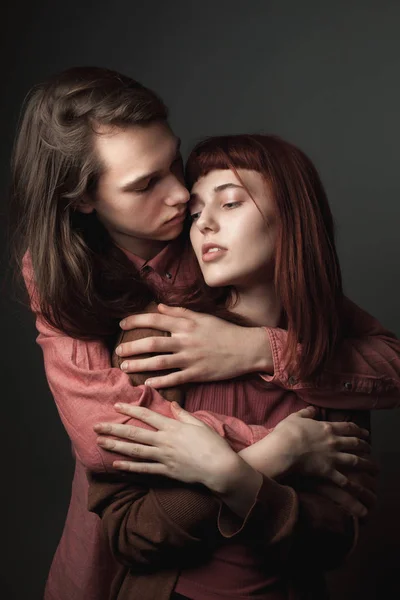 Young Passionate Couple Love — Stock Photo, Image