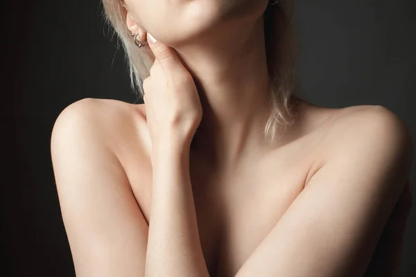 Shoulders Neck Beautiful Woman — Stock Photo, Image