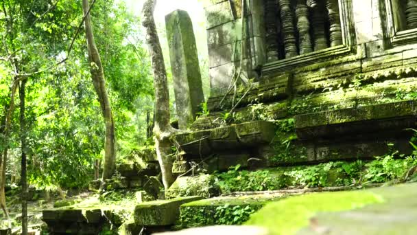 Siem Reap Kambodža Září 2018 Beng Mealea Nebo Zátka Mealea — Stock video