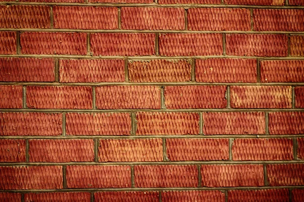 Roter Backsteinmauer Hintergrund — Stockfoto