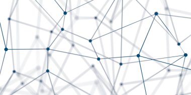 Beyaz ve mavi ağ arka plan, iletişim kavramı