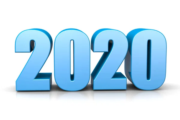 2020 An Număr text — Fotografie, imagine de stoc