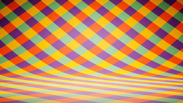 Empty Blank Colorful Striped Pattern Studio Background — Stock Photo, Image