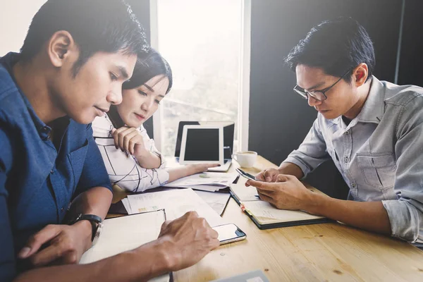 Business meeting concept; Business people and staff meeting in o