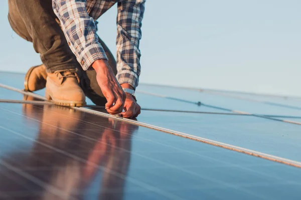 Ingeniería Industria Solar — Foto de Stock