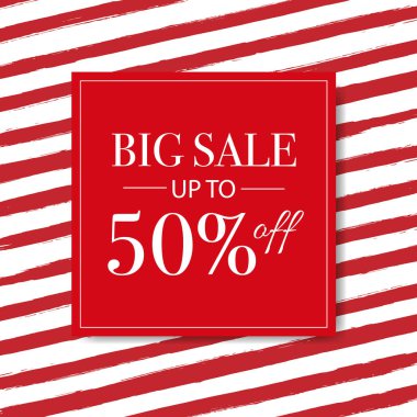 Kırmızı Arkaplan ile Satılık Afiş Suluboya Çizgisi Gradyan Örgü, Vektör ResimleriName