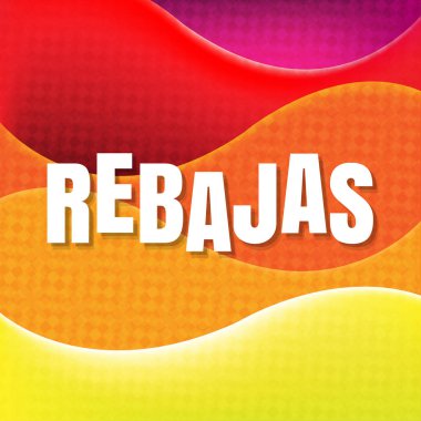 Renkli Arkaplan ile İndirimli Poster Gradyan Ağ, Vektör İllüstrasyonu