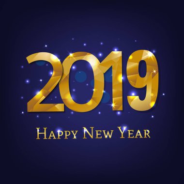 Gradyan Ağlı Bulanık Yeni Yıl Kartı, Vektör Resimleri