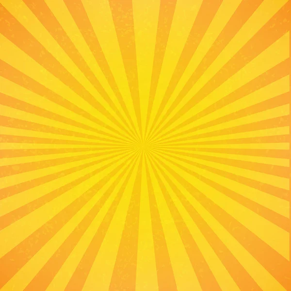 Vintage Sunburst Poster Vectorillustratie — Stockvector