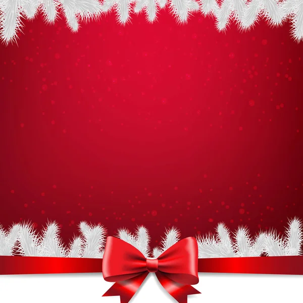 Χριστουγεννιάτικη Κάρτα Firtree Border Gradient Mesh Διανυσματική Απεικόνιση — Διανυσματικό Αρχείο