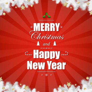 Gradyan Ağlı Xmas Kartı, Vektör Resimleri