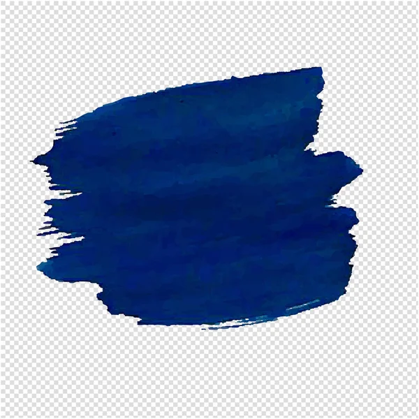 Blue Blob Isolierter Transparenter Hintergrund Vektorillustration — Stockvektor