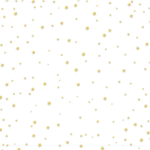 Goldene Sterne Hintergrund Mit Gradientennetz Vektorillustration — Stockvektor