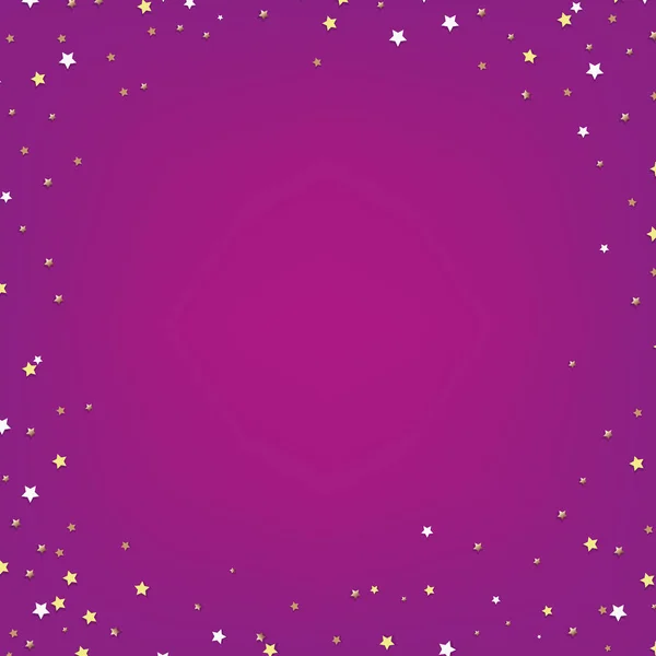 Lilac Poster Star Gradient Mesh Vector Illustration — Stock Vector