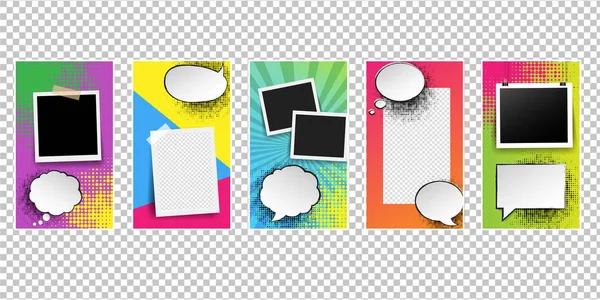 스토리를 템플릿 Isolated Transparent Background Gradient Mesh Vector Illustration — 스톡 벡터