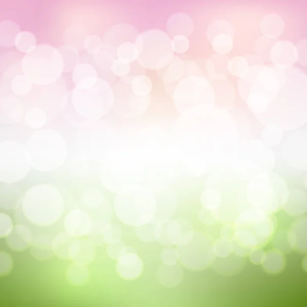 グラデーション メッシュを使用した緑とピンクの背景 ベクトル イラストレーション — ストックベクタ