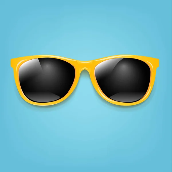 Óculos Sol Verão Com Cartaz Hortelã Com Malha Gradiente Ilustração — Vetor de Stock