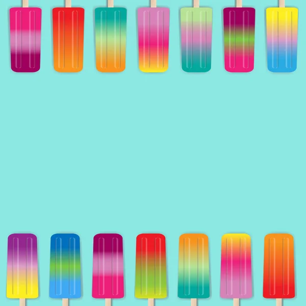 Färgglad Samling Glass Affisch Med Gradient Mesh Vektor Illustration — Stock vektor