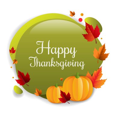 Yaprak Banner 'lı Şükran Günü Kartınız kutlu olsun.