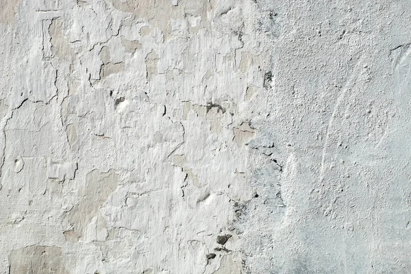 Pęknięta Ściana Gipsowa Białe Teksturowane Tło — Zdjęcie stockowe