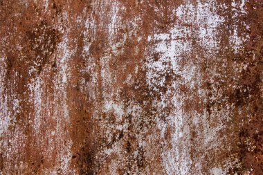 Metal aşınmış doku arkaplanı. Paslı, eskimiş çarşaf