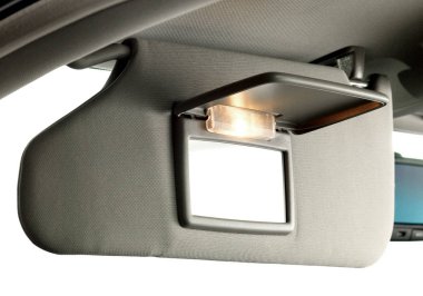 Closeup modern araba iç detaylar