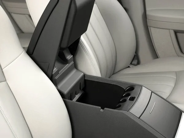Fechar Detalhes Interior Carro Moderno — Fotografia de Stock